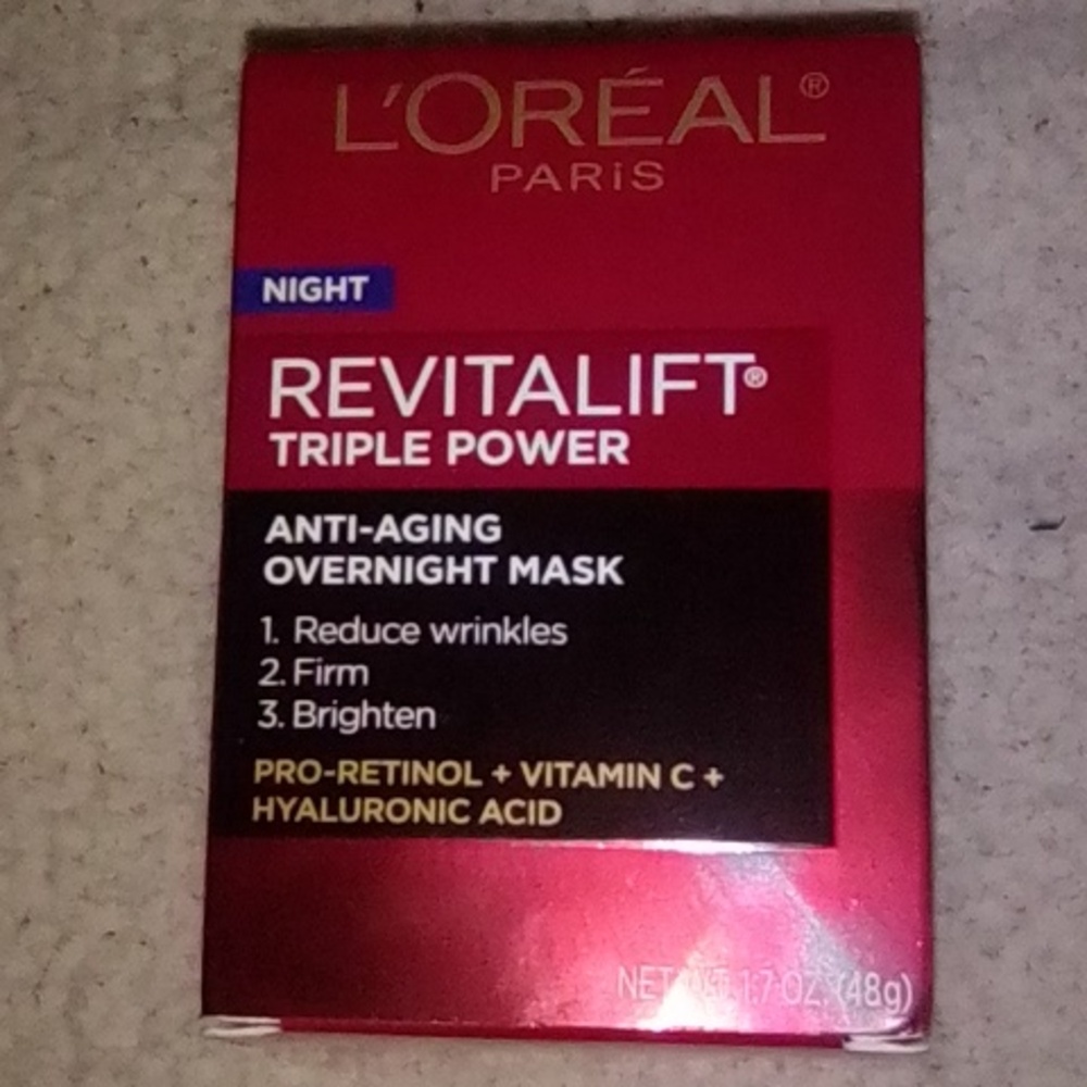 L'Oreal anti-aging overnight mask